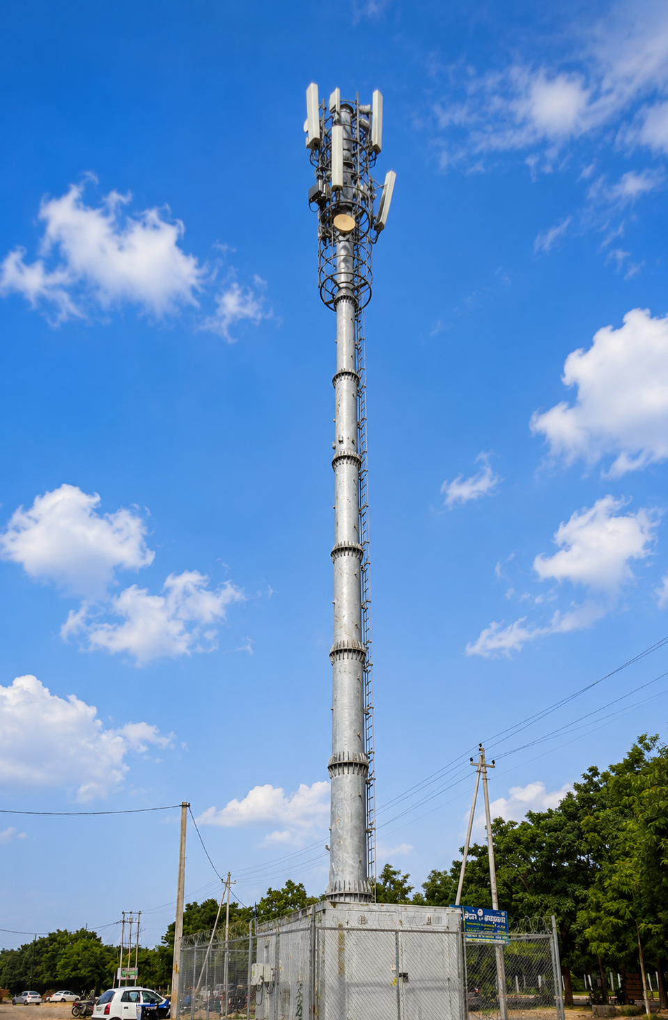 30M Monopole for Airtel at Ghaziabad Uttar Pradesh.