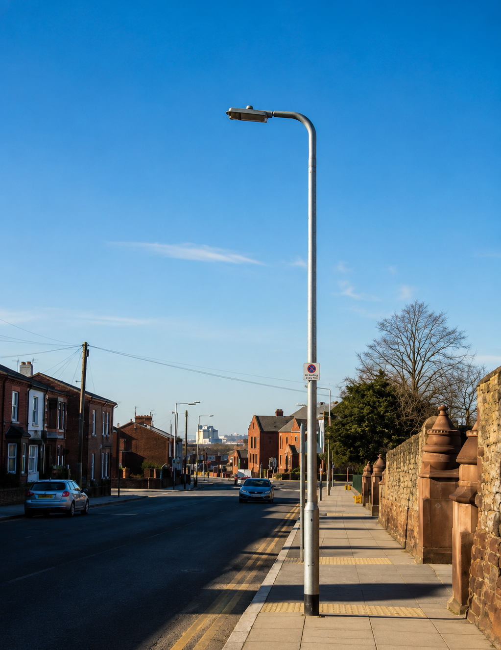 Street Light pole in Peterborough England.
